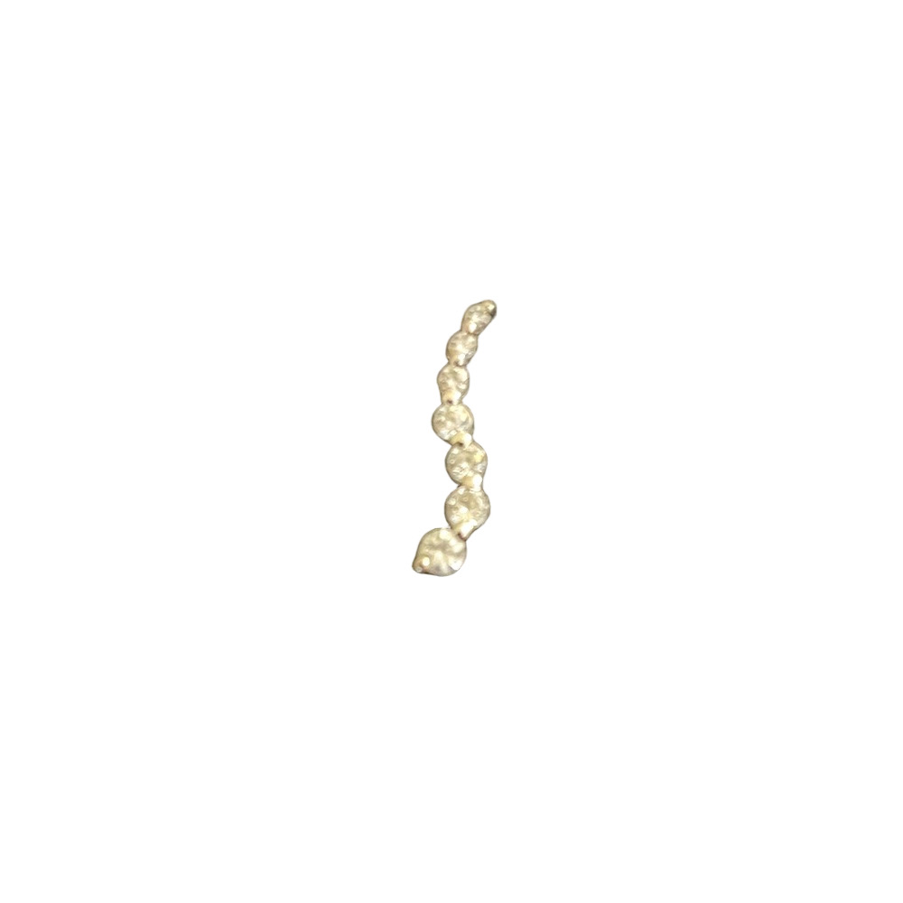 Silver Crystal necklace charm